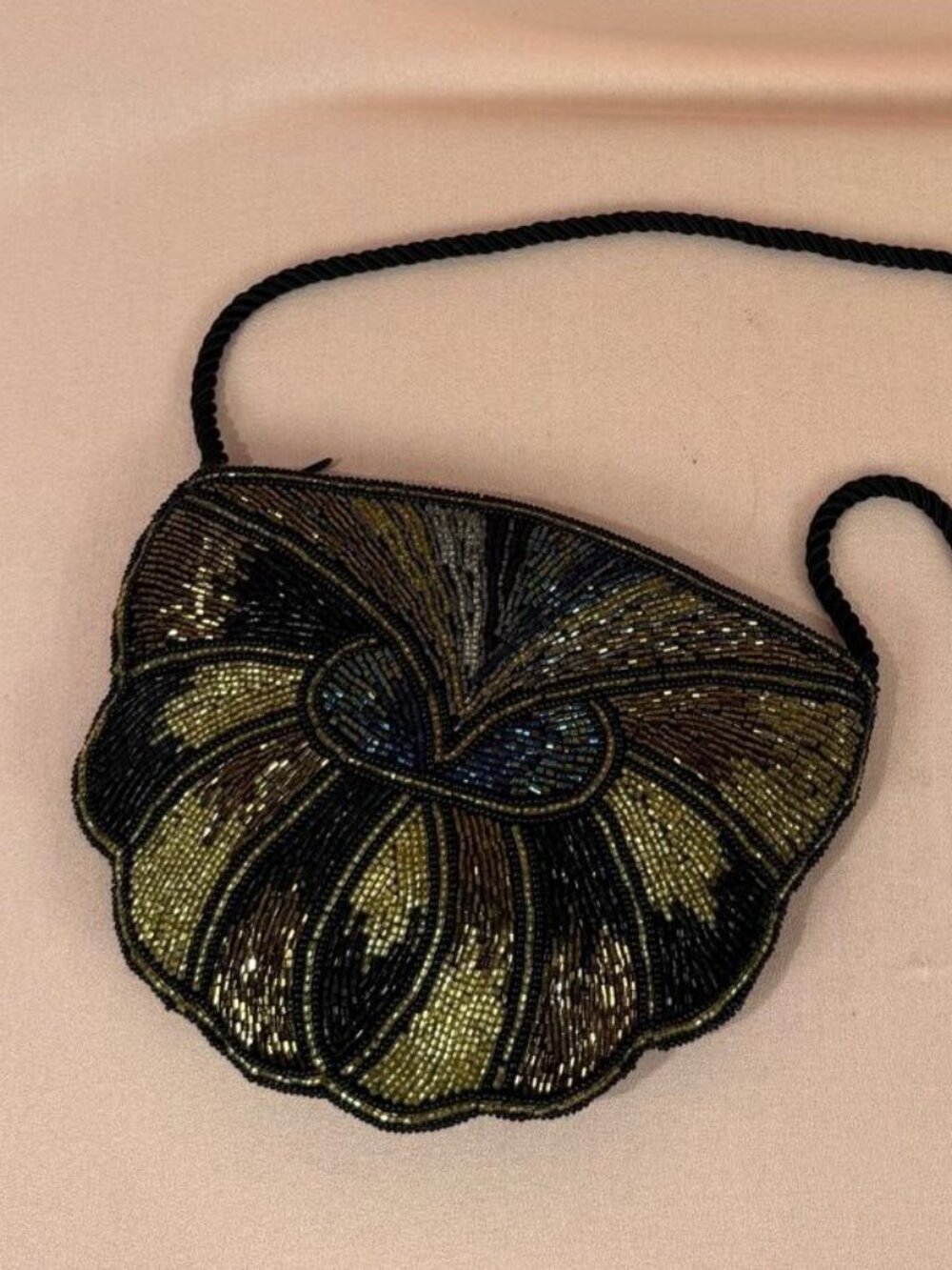 Vintage Beaded Shoulder Bag Purse